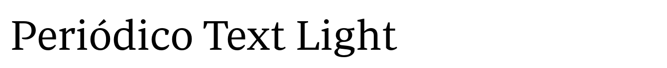 Periódico Text Light